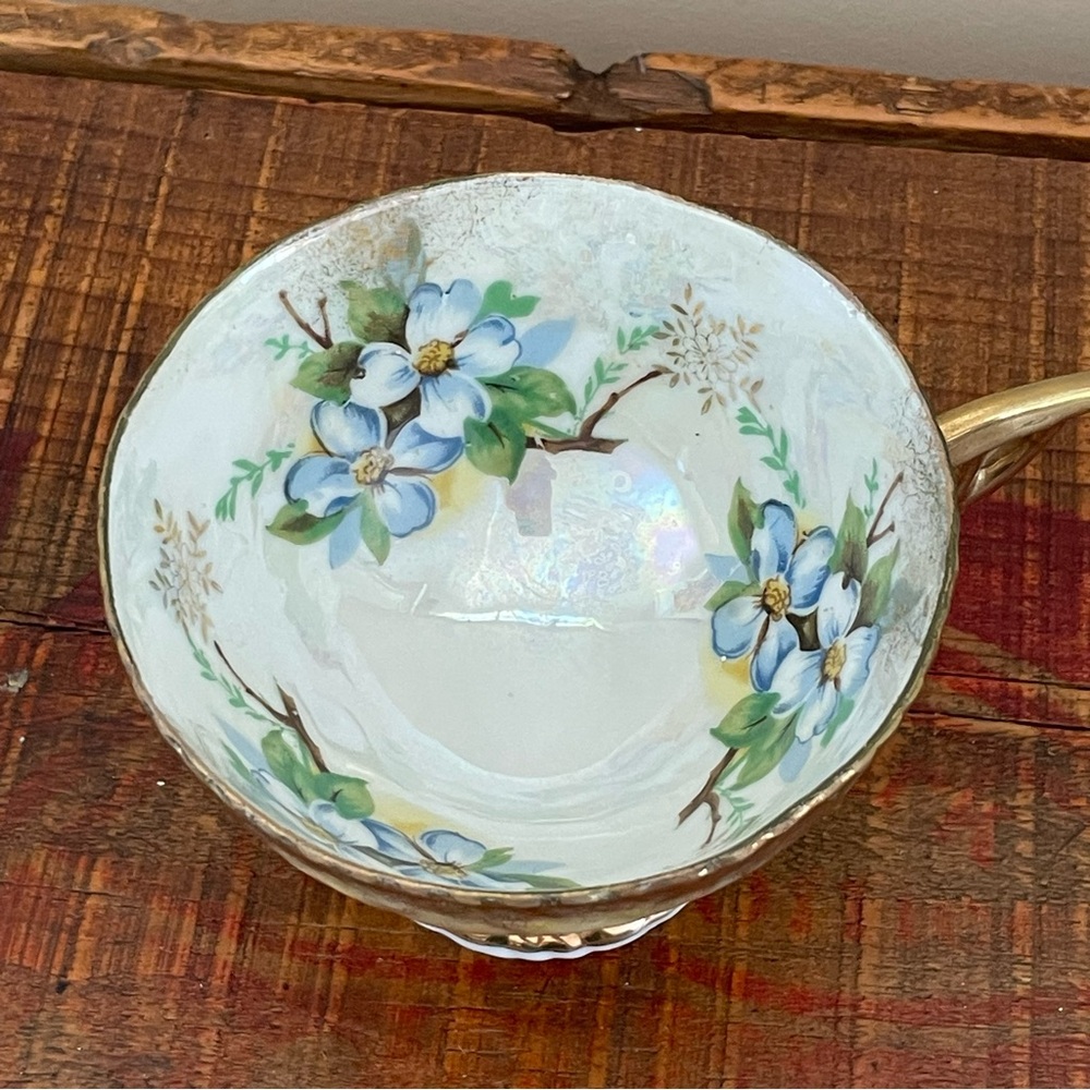 FREE Vintage Napco Lusterware Floral Teacup❤️ - Picture 2 of 7
